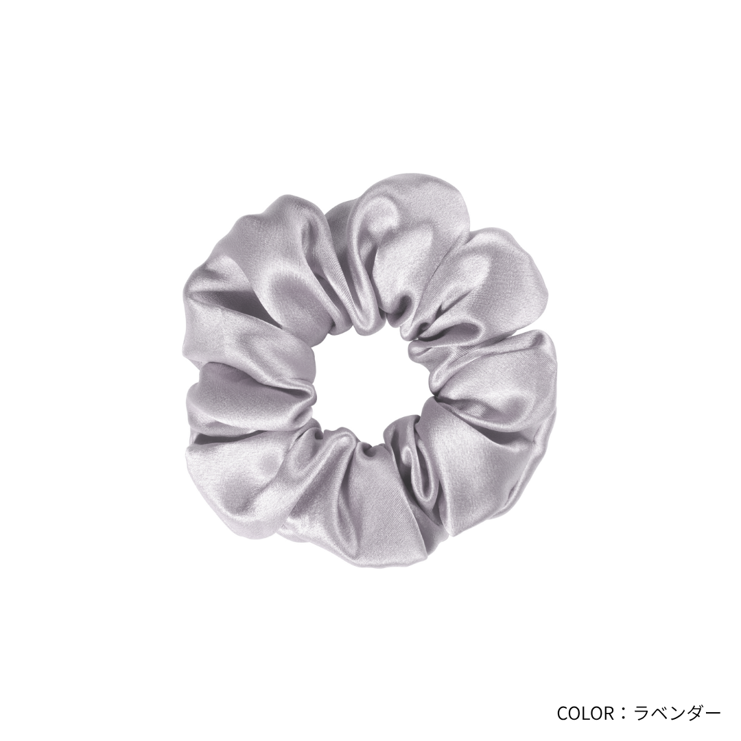 ［Utukky］シルク100％シュシュ｜跡がつきにくいヘアゴム