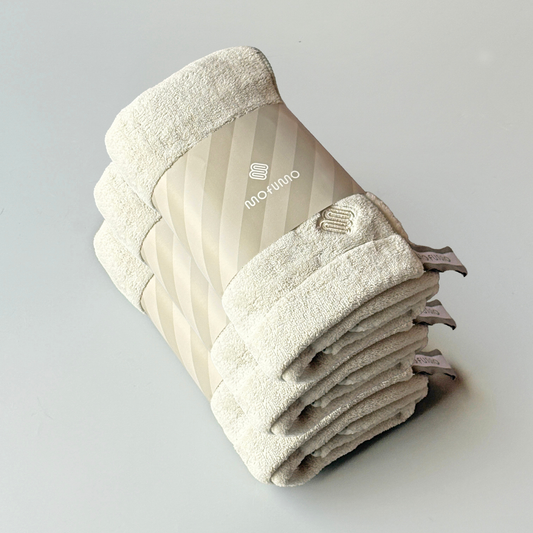 [mofumo] おうち仕様：美髪専用ナイトケアタオル3枚セット（フロスティ／ベリー）