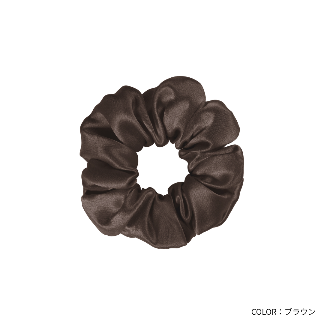 ［Utukky］シルク100％シュシュ｜跡がつきにくいヘアゴム